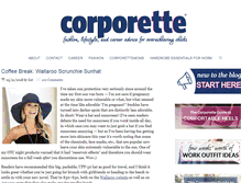 Tablet Screenshot of corporette.com